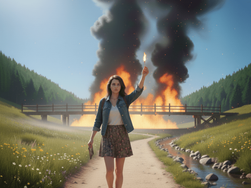 Slam The Door! Burn The&nbsp;Bridge!